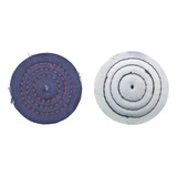 Kit 2 Rodas Polimento Aluminio Joias 6 Polegadas Jeans E ALG