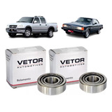 Kit 2 Rolamento Coroa Diferencial Dana 30 Opala Dana 35 S10