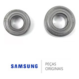 Kit 2 Rolamentos 6205 E 6206 Eixo Lava E Seca Samsung C Nf