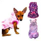 Kit 2 Roupa Para Cachorro Inverno Vestido De Frio 100  Soft