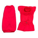 Kit 2 Roupas Para Pet Camiseta E Vestido Neon Suplex Rosa P