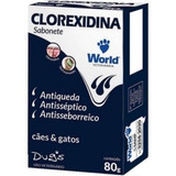 Kit 2 Sabonete Clorexidina Cães E Gatos 80g