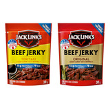 Kit 2 Sabores Beef Jerky Protein Snacks Carne Jack Links