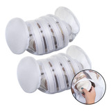 Kit 2 Saco Protetor C Zíper Lavar Tênis Calçado Maquina