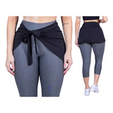Kit 2 Saia Tapa Bumbum Roupa Academia Fitness Treino