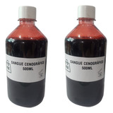 Kit 2 Sangue Falso Artificial 500ml P Festa Efeitos