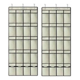 Kit 2 Sapateira Porta Vertical 20 Divisorias Tnt Organizado
