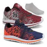 Kit 2 Sapatênis Tênis Casual Masculino Spider Top 1 Meia