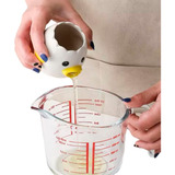 Kit 2 Separadores De Ovos Cerâmica Cozinha Pintinho Fofo
