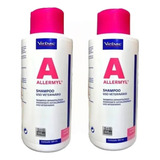 Kit 2 Shampoo Allermyl Glyco 500 Ml Virbac Shampoo Para Cães