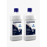 Kit 2 Shampoo Clorexidina Cachorro Cães Seborreia Anti Queda