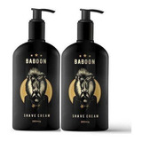 Kit   2 Shave Cream 280 Ml   Creme De Barbear   Baboon