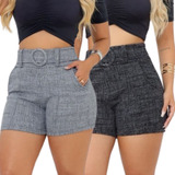 Kit 2 Short Alfaiataria