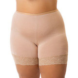 Kit 2 Short Anágua Segunda Pele Plus Size Bermuda