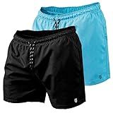 Kit 2 Short Masculino Tactel Piscina Praia Bermuda De Academia Masculino Corrida MP