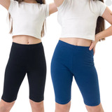 Kit 2 Shorts Cotton