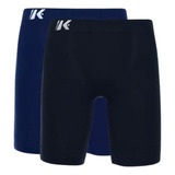 Kit 2 Shorts De Compressão P Corrida Masculino Térmica