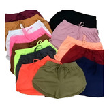 Kit 2 Shorts Feminino Canelado Moda Praia Piscina Promoção