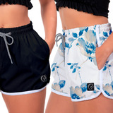 Kit 2 Shorts Feminino