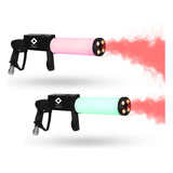 Kit 2 Shot Gun Co2 Bazooka Jet Co2 Led Rgb Dj Efeito Fumaca