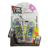 Kit 2 Skate Dedo Infantil Fingerboard Ferramenta 4 Rodas