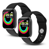 Kit 2 Smartwatch Feminino Relógio Digital