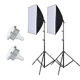 Kit 2 Soft Box 50 X 70 2 Led 50w 5500k Bivolt