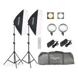 Kit 2 Softbox Led Lâmpada Bivolt