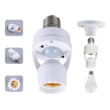 Kit 2 Soquete Sensor De Presença Lâmpada Bocal E27 Bivolt