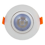 Kit 2 Spot Led Dicróica Embutir Redondo 12w Branco Frio Cor Branco Frio Voltagem 110v 220v