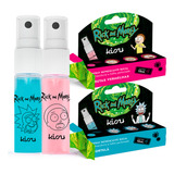 Kit 2 Spray Bucal Kissu Ricky Morty F Vermelhas Hortelã
