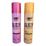 Kit 2 Spray Glitter Corpo E Cabelo Glitzy Brilho Carnaval