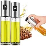 Kit 2 Sprays De Azeite E Vinagre Borrifador Culinário Premium Multiuso Pulverizador De Óleo Com Design Elegante E Saudável Frascos Recarregáveis 100 Ml Para Cozinha Prática