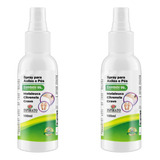 Kit 2 Sprays De Melaleuca Tira Odor Dos Pés chulé E Axilas