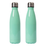 Kit 2 Squeeze Garrafa Para Sublimação Térmica Inox 450ml