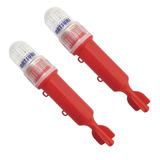Kit 2 Strobos Sinalizador Nautico Rede Pesca Luz Led Branca 