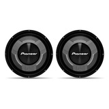 Kit 2 Sub Pioneer Ts w3060br 12 Pol Grave 350w Rms 4 Ohms