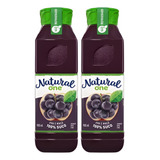 Kit 2 Suco De Uva Maçã Natural One Ambiente Sem Glúten 900ml