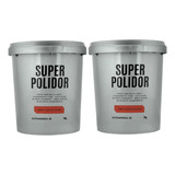 Kit 2 Super Polidor Autoamerica Massa De Polir 1kg