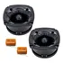 Kit 2 Super Tweeter 100w Rms Unt400 Unlike  + Capacitores