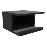 Kit 2 Suporte Bike Parede Bicicleta Mdf Preto Pendurar