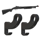 Kit 2 Suporte De Parede Airsoft Aep Gbb Rifle Espingarda