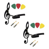 Kit 2 Suporte Ibox Fixo De Parede P Guitarra Violão Baixo Nf