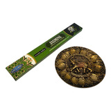 Kit 2 Suporte Incenso Decorativo Dourado Porta Incenso 10cm