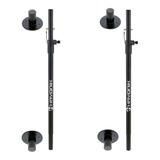 Kit 2 Suporte P Caixa De Som Sub Grave 4 Copos Aluminio