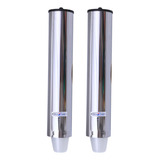 Kit 2 Suporte Porta Copos Descartável Inox 300ml Água
