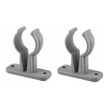 Kit 2 Suporte Porta Remo Alto Cinza Barco Lancha Caiaque