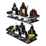 Kit 2 Suporte Porta Shampoo Sabonete Banheiro Adesivo Parede