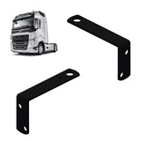 Kit 2 Suportes Antena Caminhão Volvo Fh Traseiro Steelbras