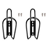 Kit 2 Suportes De Alumínio Ultraleve 50g Elite De Caramanhola Porta Garrafa Garrafinha Squeeze Isotérmica Térmica Preto Com Parafuso Ergonômico Pedal Pulse Bicicleta Bike Universal P Quadro Mtb Speed